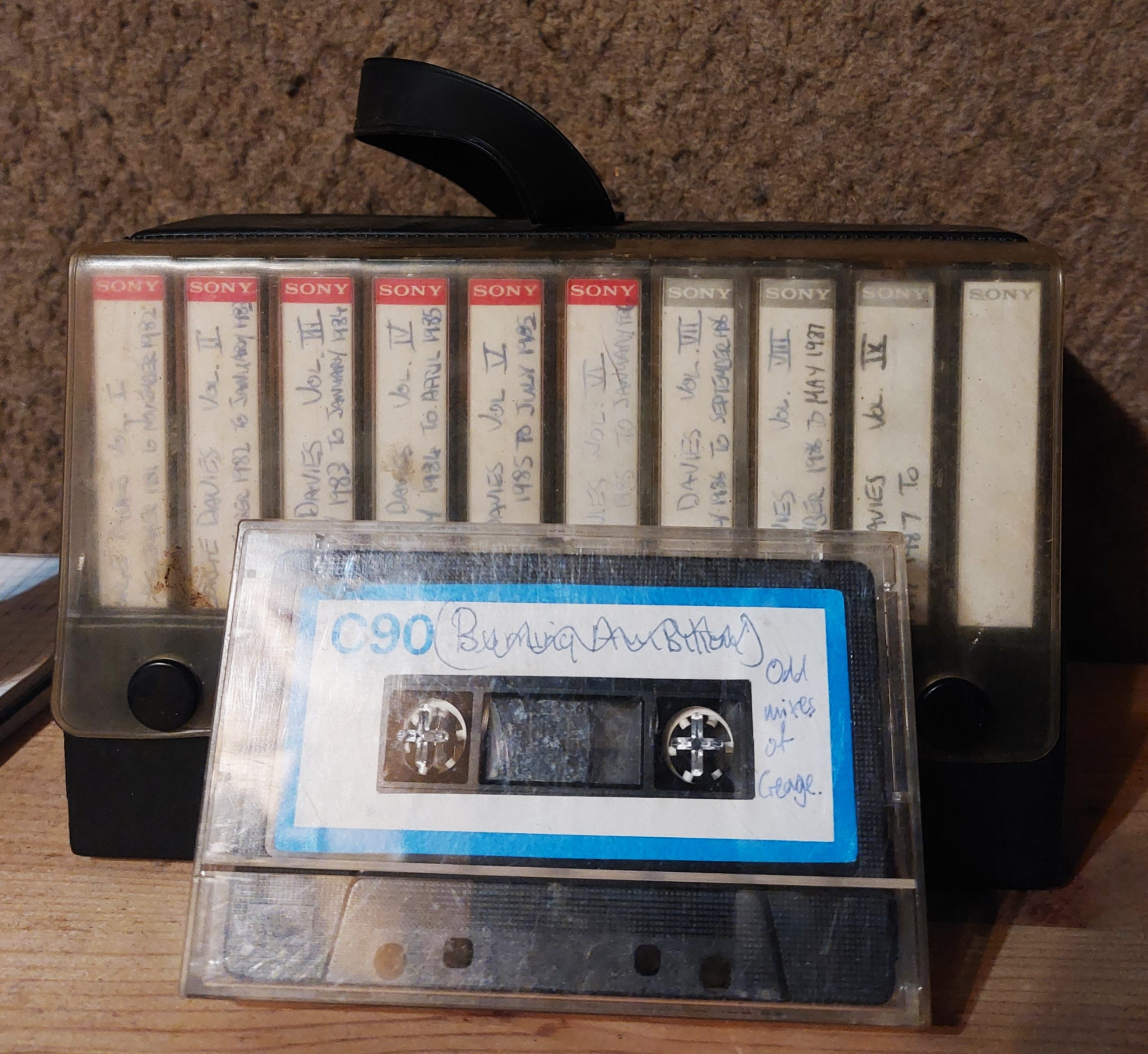 The Band of Georges master cassettes.